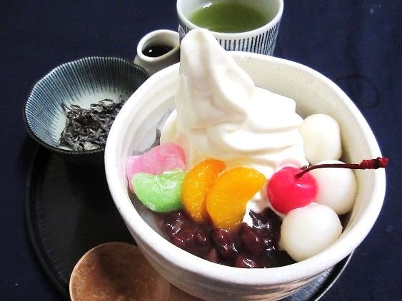 クリームぜんざい