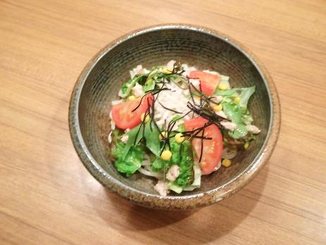 サラダうどん