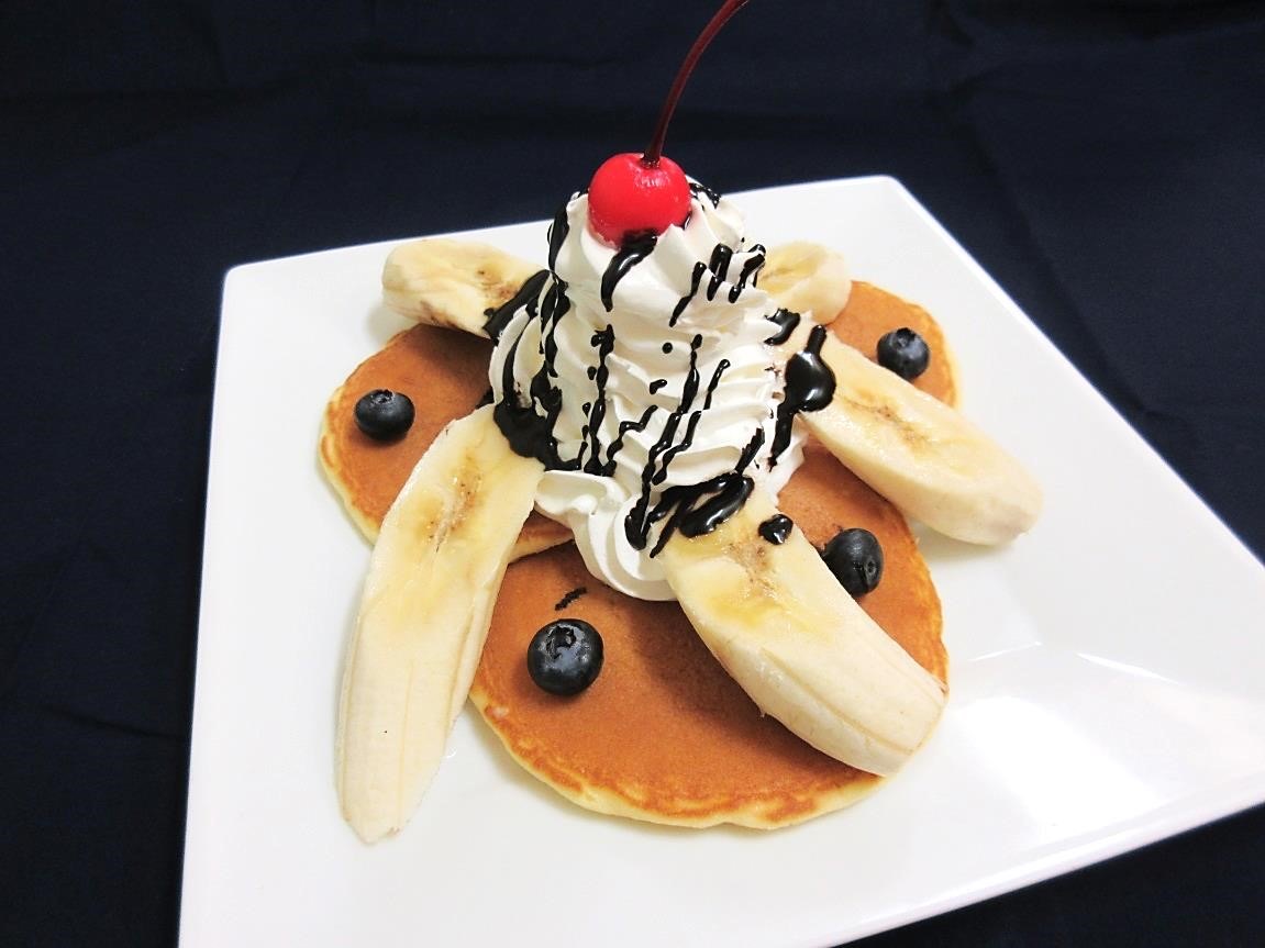 チョコバナナパンケーキ