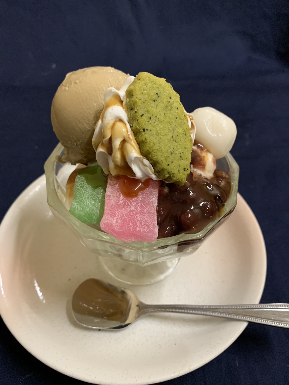 ミニほうじ茶パフェ