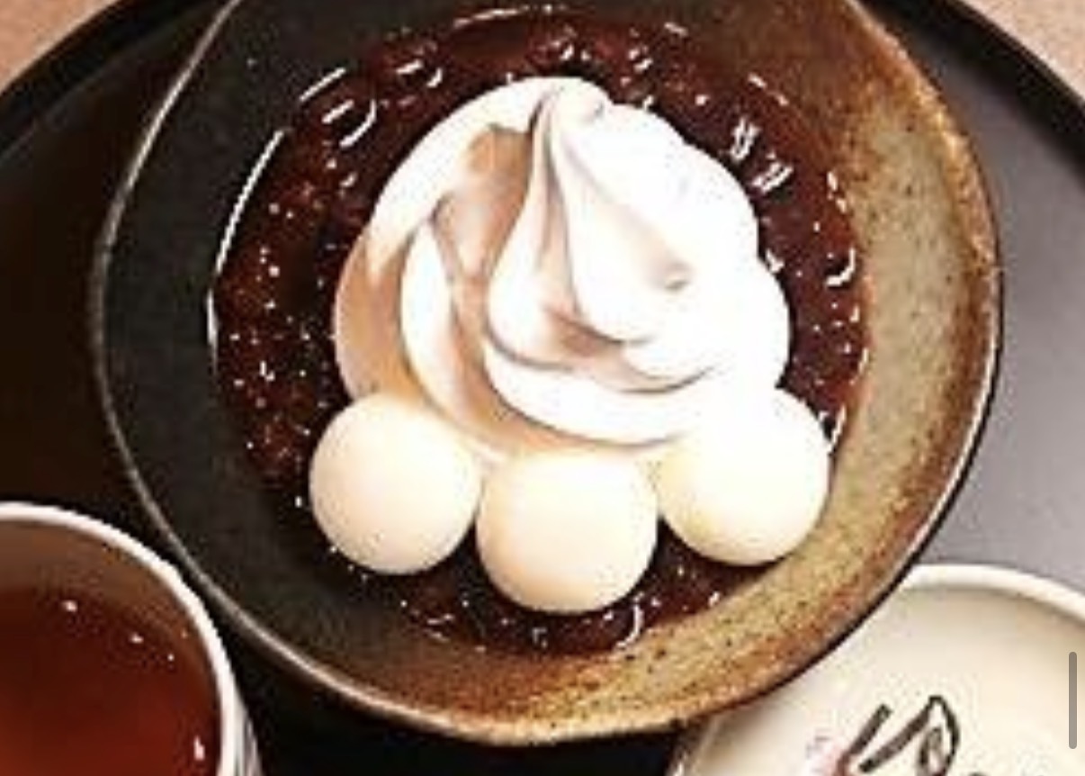 クリームぜんざい