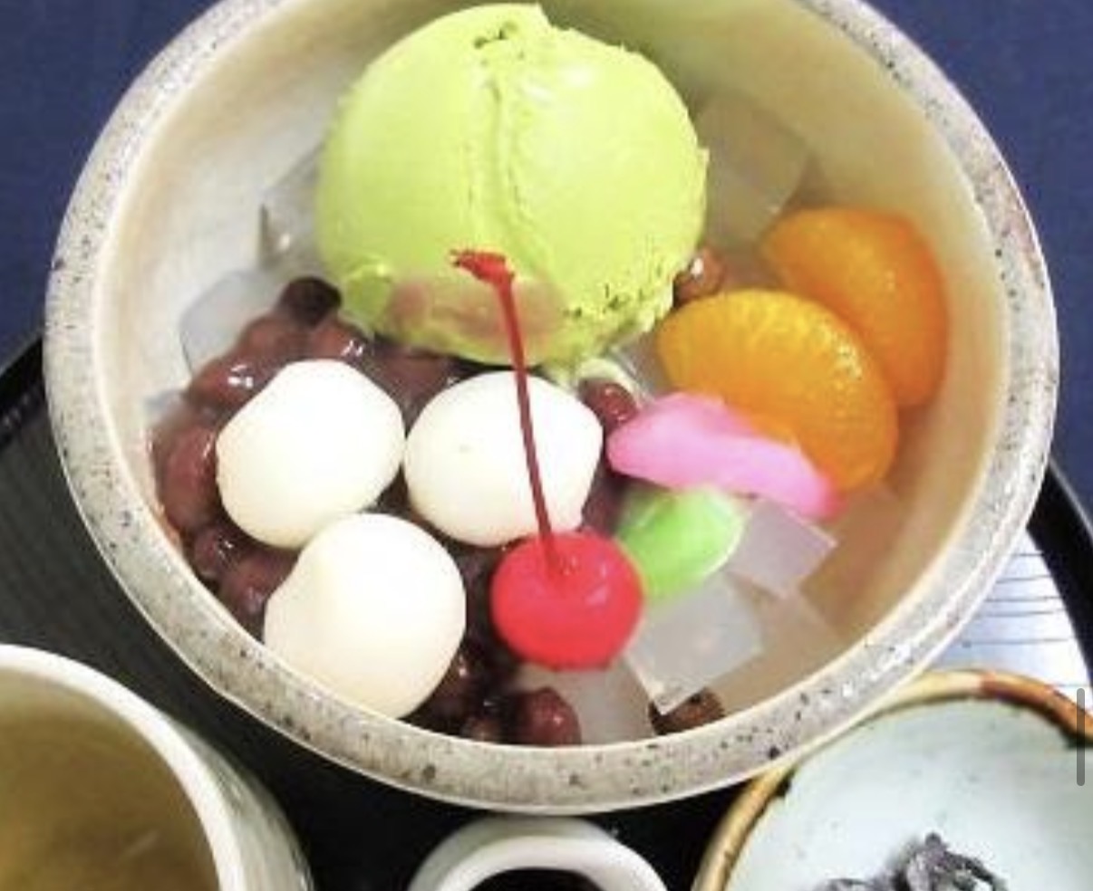 抹茶あんみつ