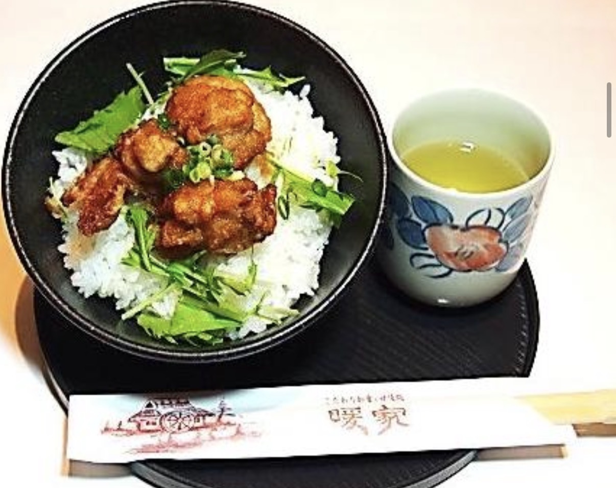 ミニ鳥唐丼